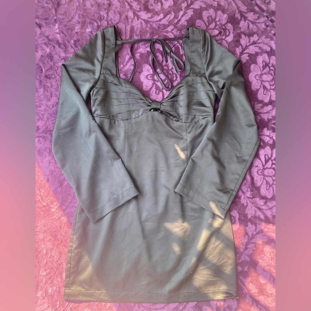 Dynamite Black Long Sleeve mini dress